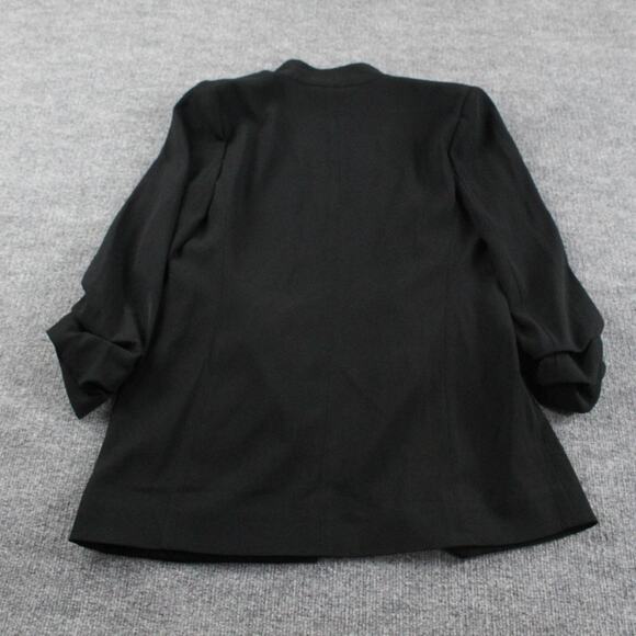 Babaton Blazer Women 10 Power Hip Jacket Black Open Aritzia Preppy Academia Work - Picture 5 of 11